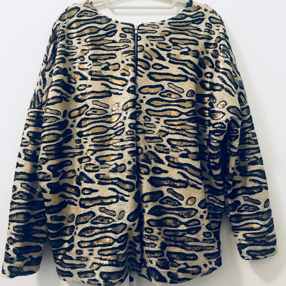 Sequin Animal Top - Special Edition ZARA